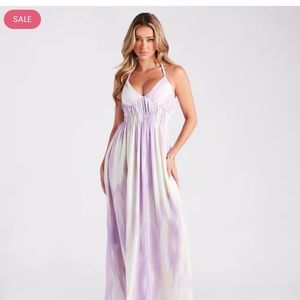 Windsor Purple maxi dress